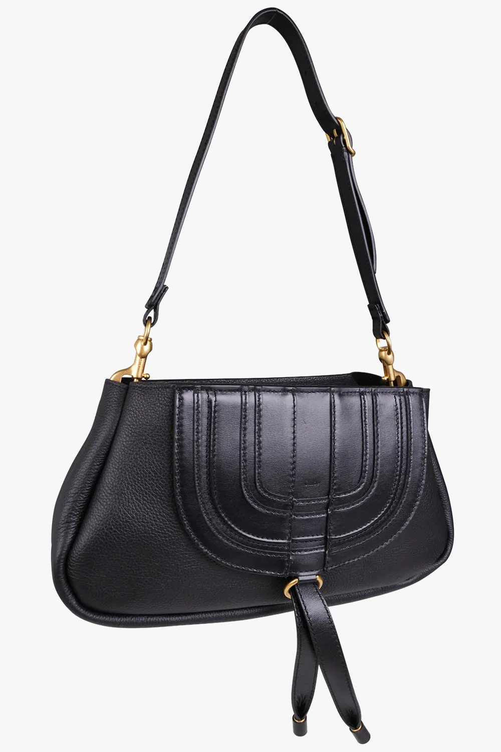 MARCIE SADDLE BAG | BLACK
