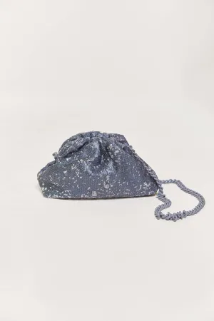 maria la rosa dark grey mini game bag
