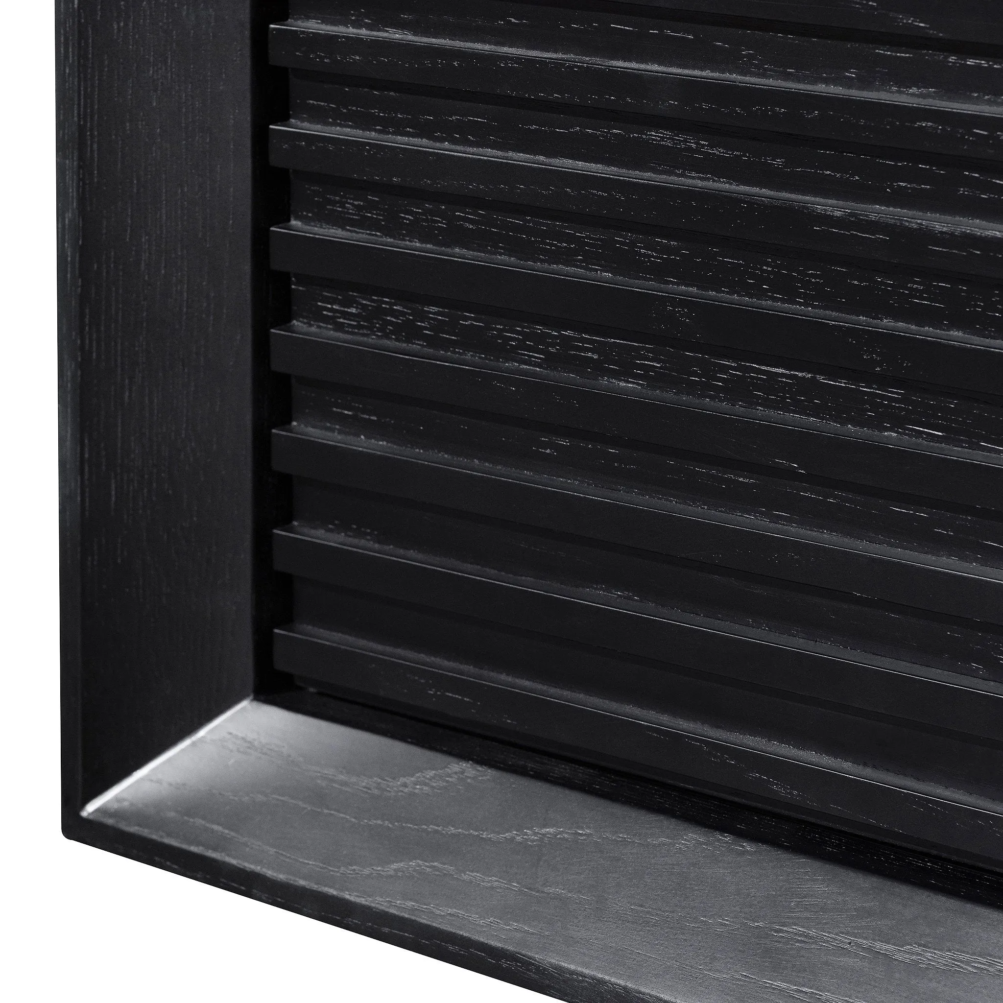 Maribel 2.3m Wooden TV Entertainment Unit - Black Oak