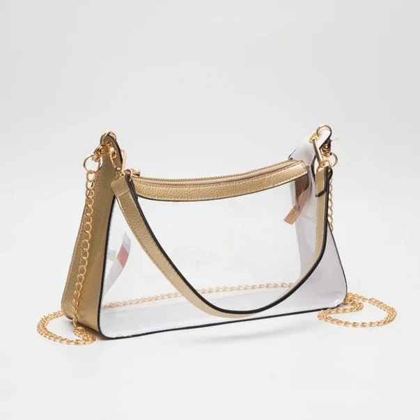 Marilyn Clear Satchel Bag
