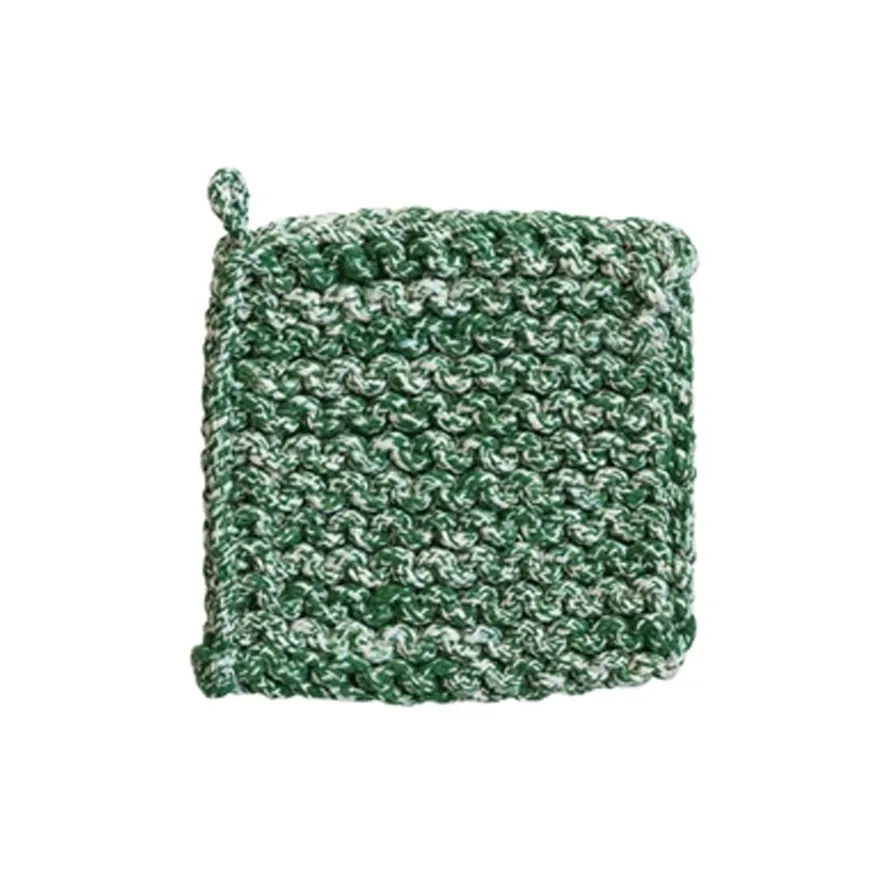 Melange Cotton Crocheted Pot Holder