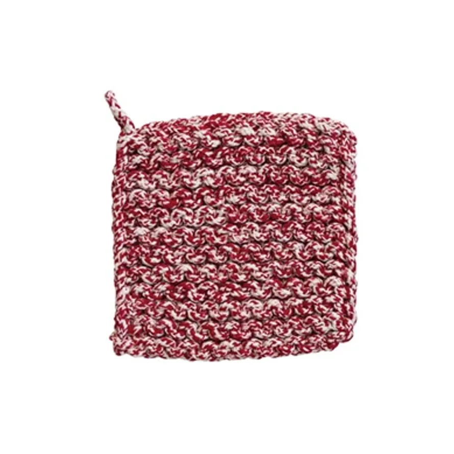 Melange Cotton Crocheted Pot Holder