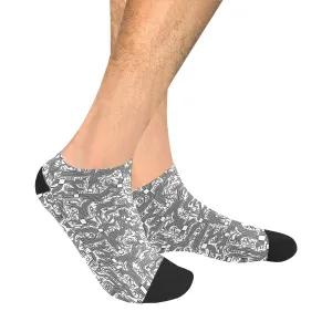 Men's Circuit Print Anklet Socks