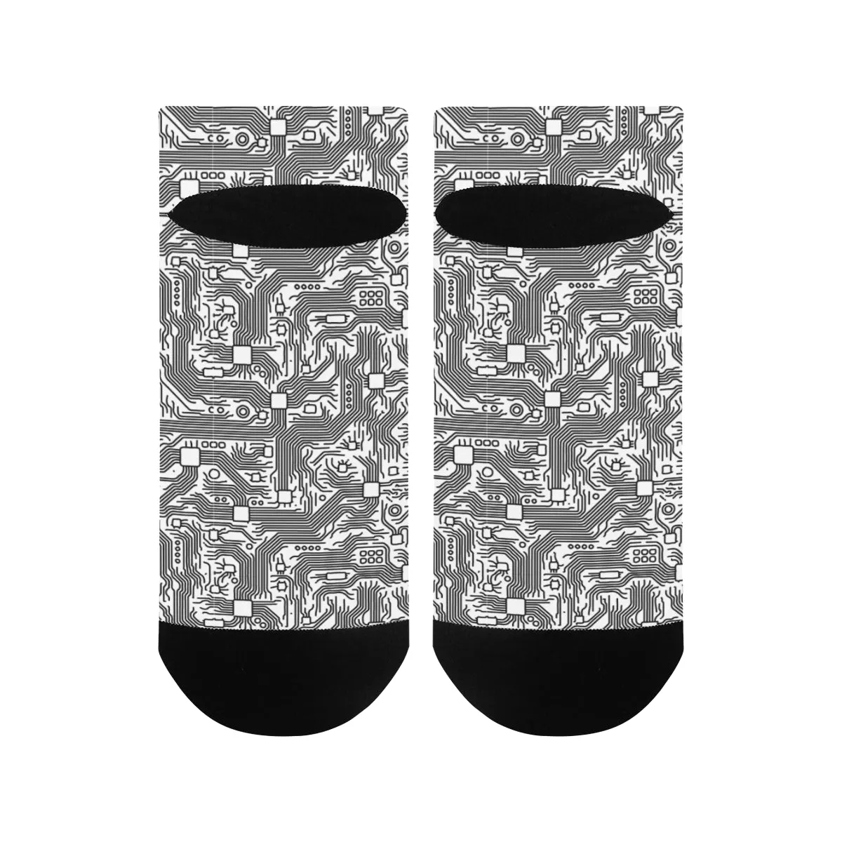 Men's Circuit Print Anklet Socks
