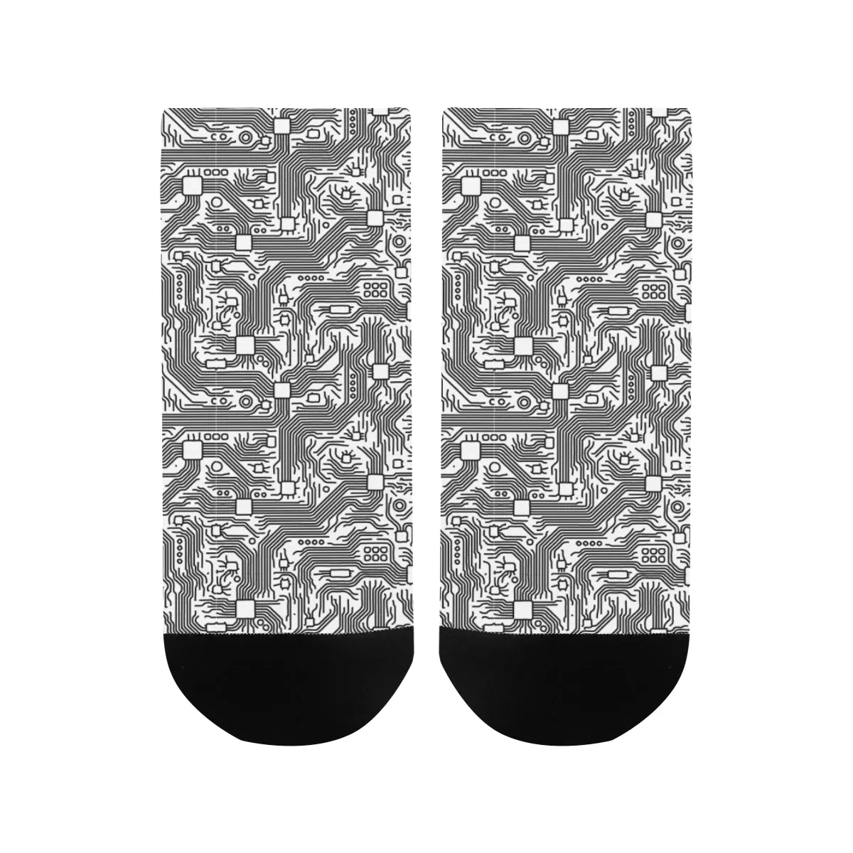 Men's Circuit Print Anklet Socks
