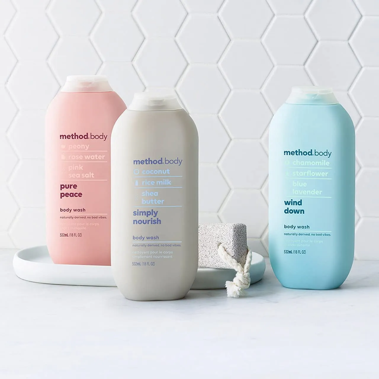 Method Body Wash, Simply Nourish, 18oz