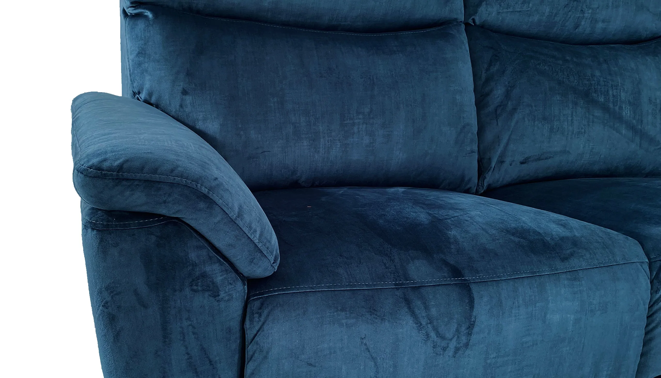 Micah Power Recliner Velvet Armchair With Powered Headrests
