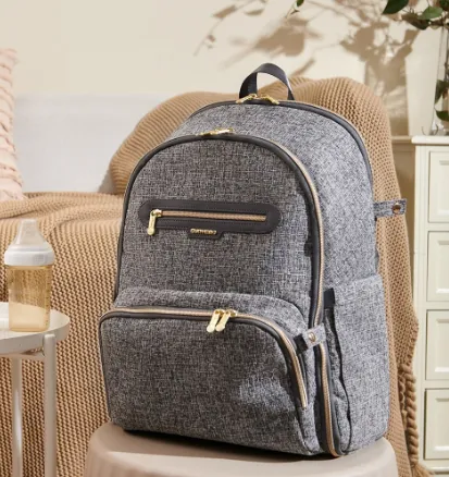 Midnight Foldable Backpack/Diaper Bag