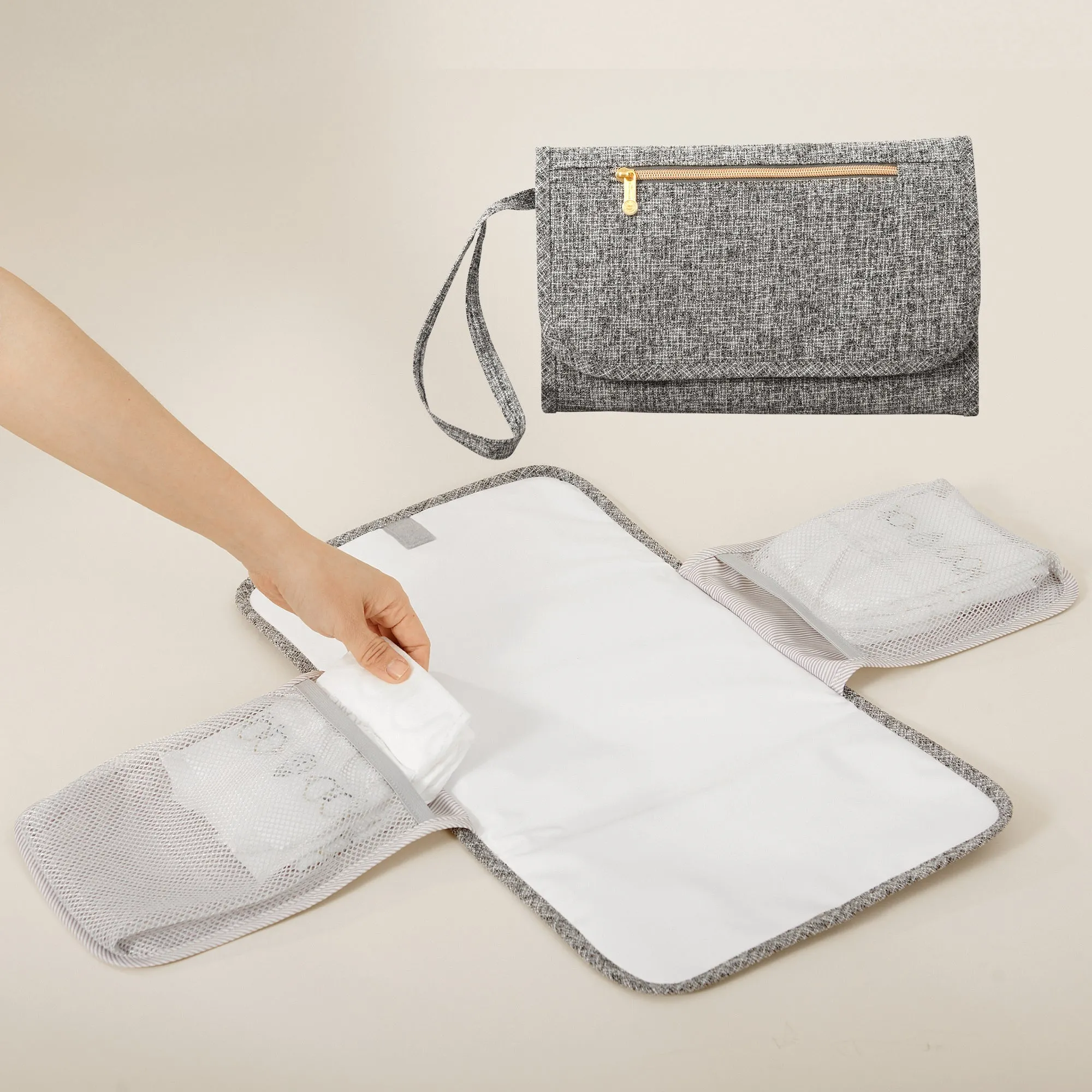 Midnight Foldable Backpack/Diaper Bag