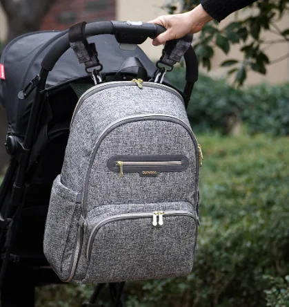 Midnight Foldable Backpack/Diaper Bag