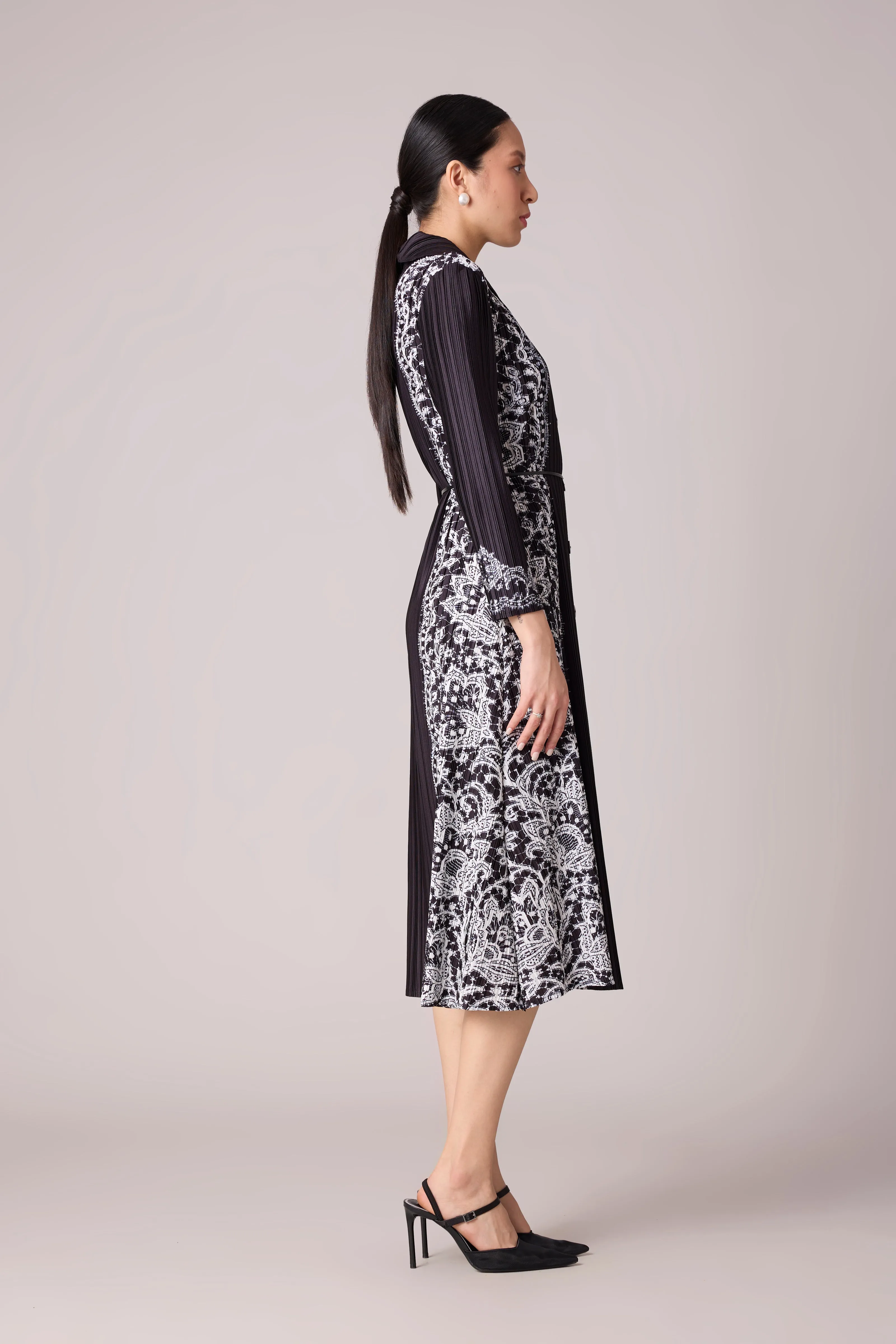 Mischa Dress - Black & White