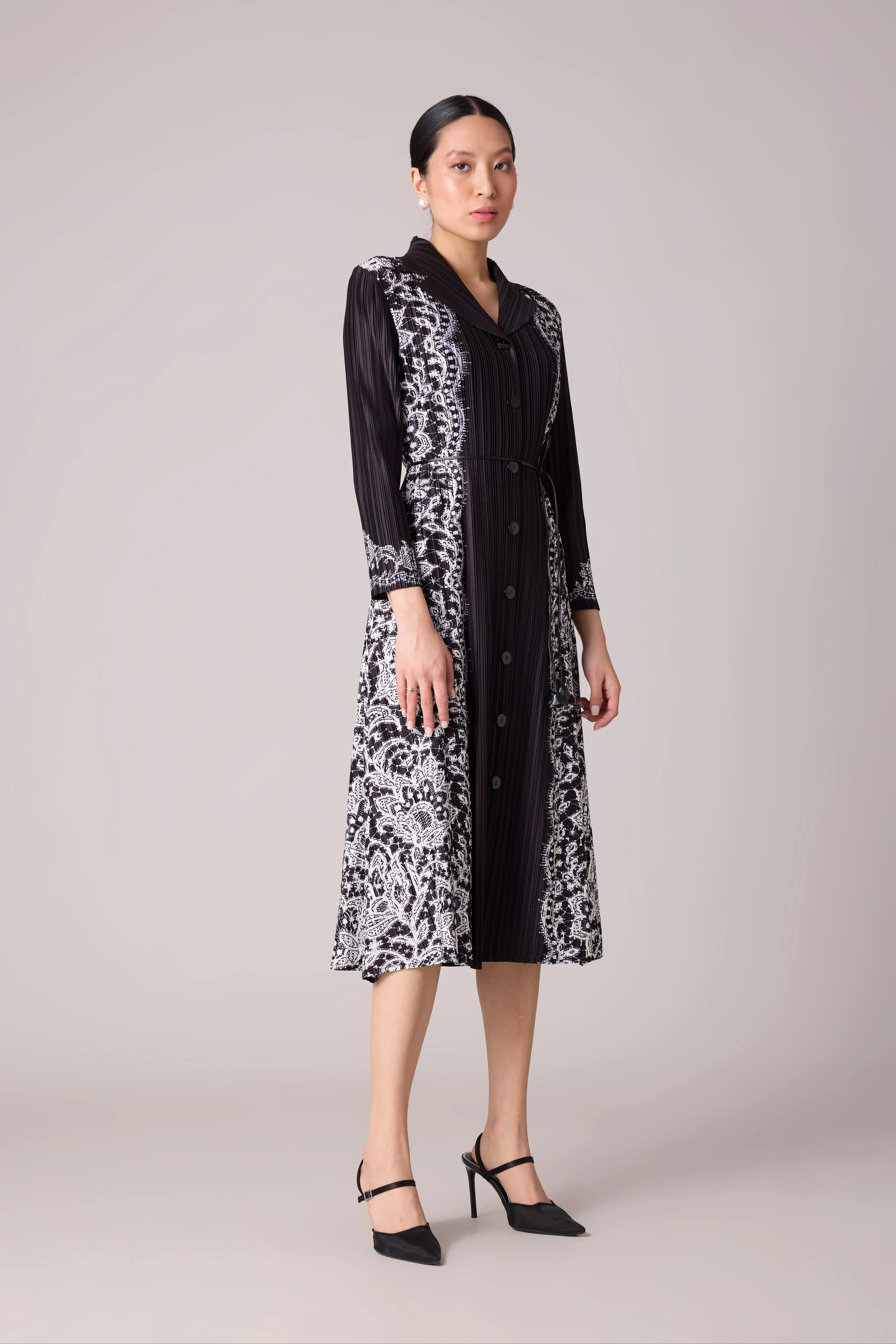 Mischa Dress - Black & White