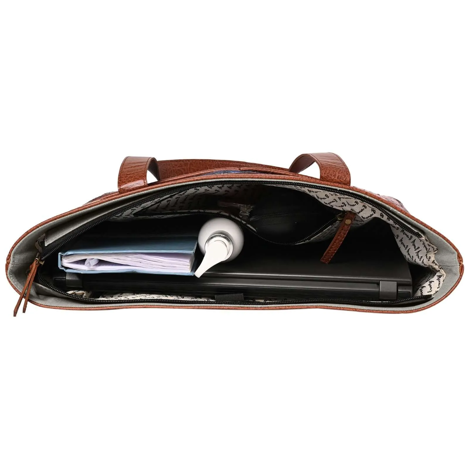 Mona B - Astro Shoulder Bag with Laptop Compartment