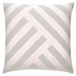 Monochrome European Pillow Case in Blush