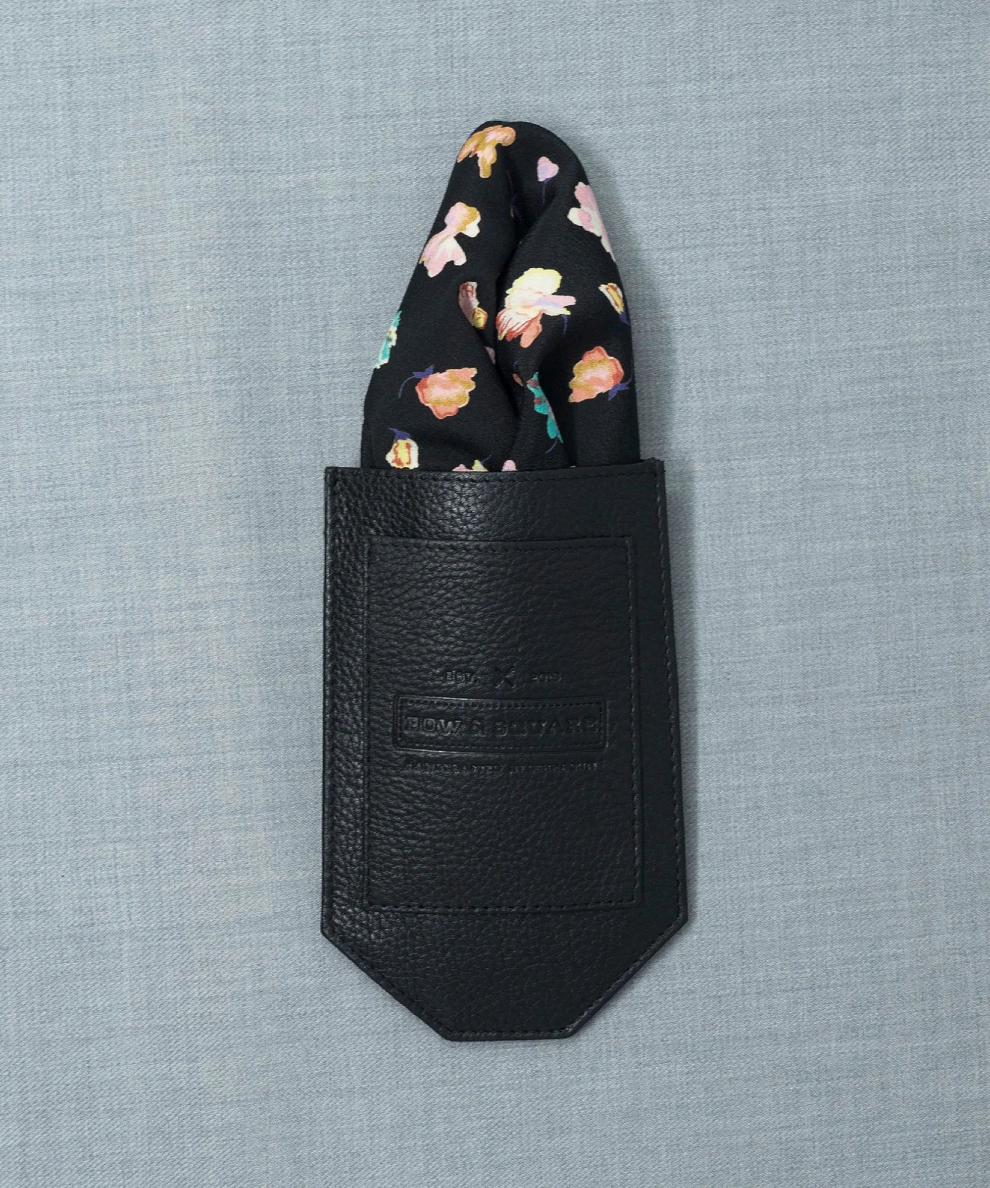 Monochrome Multicolored Pocket Square