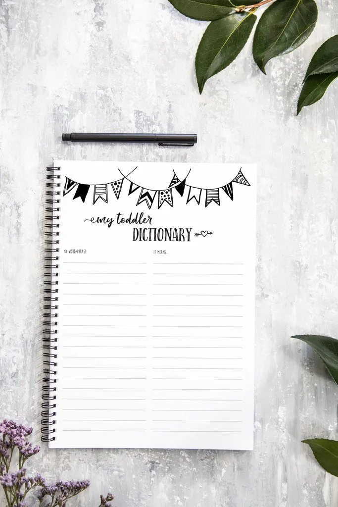 Monochrome Toddler Book