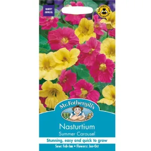Mr Fothergill's Nasturtium summer Carousel Seeds