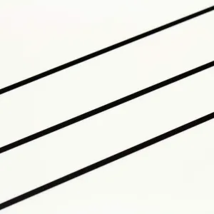MT Slim 3mm Washi Tape Set Matte Black (7m)