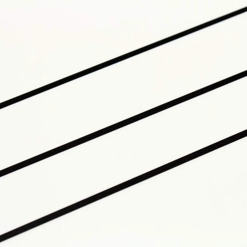 MT Slim 3mm Washi Tape Set Matte Black (7m)