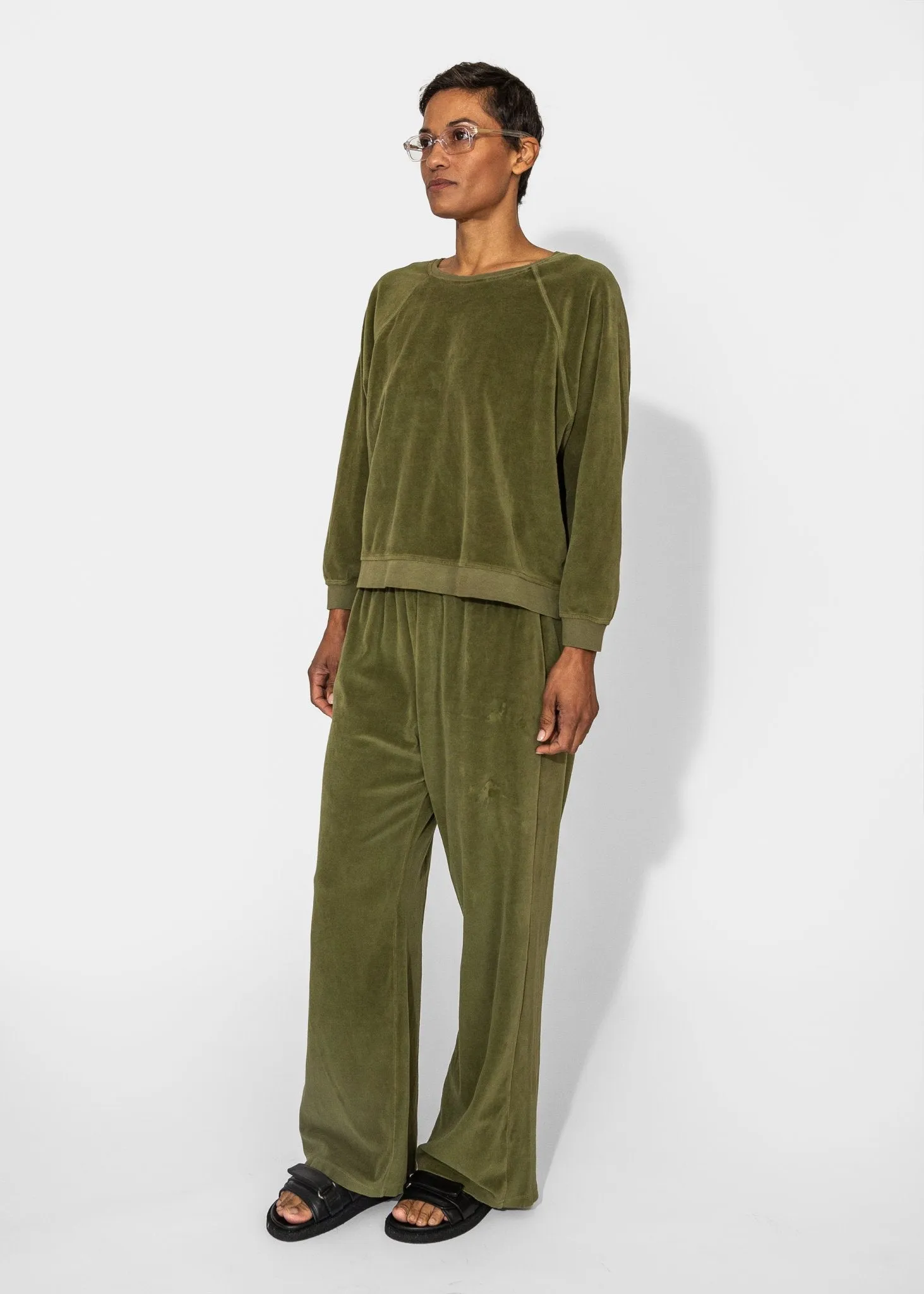 Muse Sweatshirt in Army