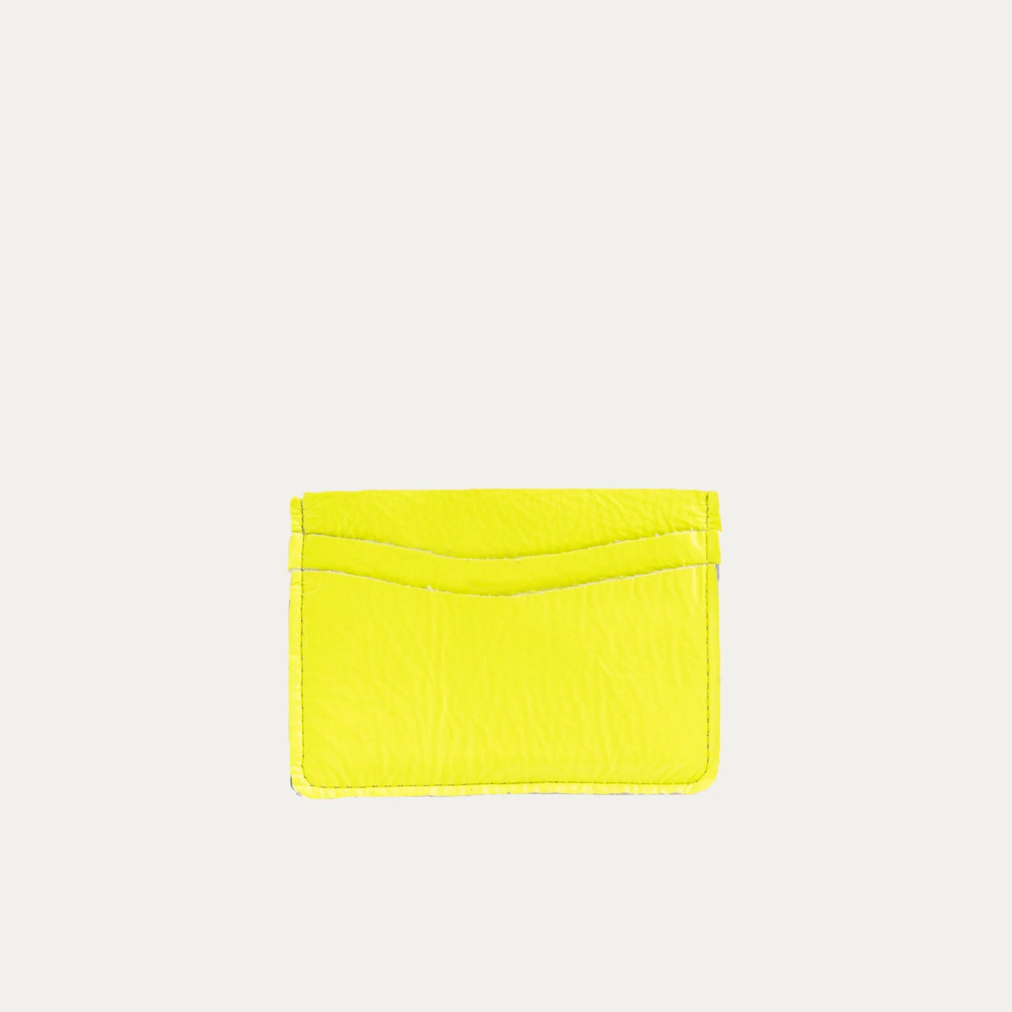 Neon Yellow Card Holder