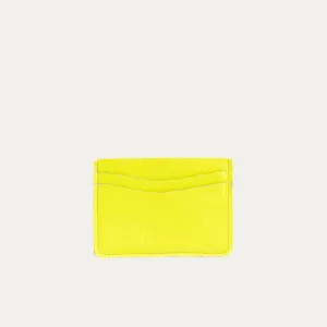 Neon Yellow Card Holder