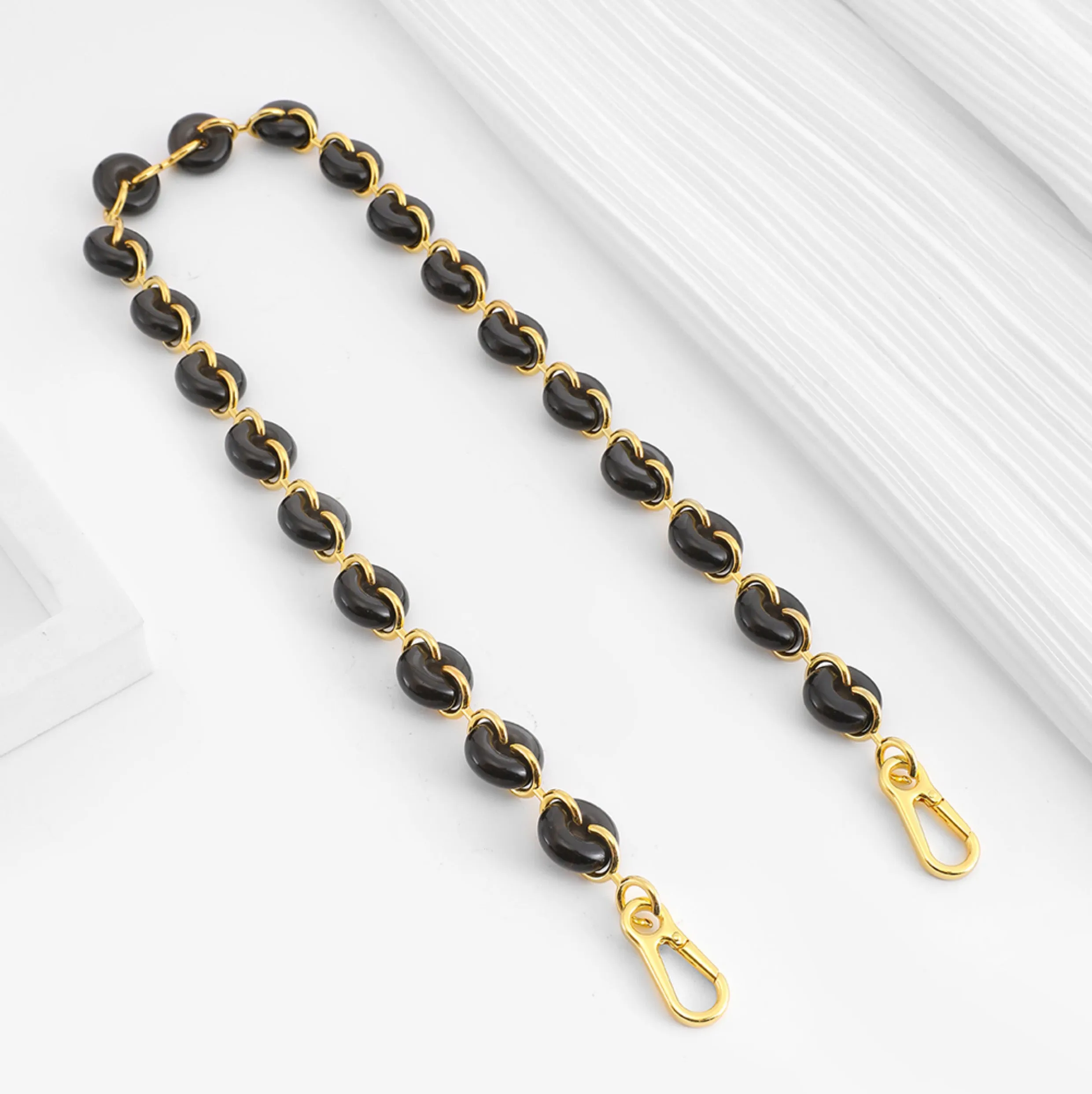 New Donut Chain Accessories for Flamenco Bag, Acrylic Chain Replacement Strap
