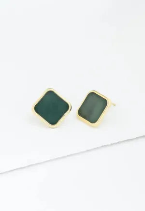 Noble Studs in Evergreen