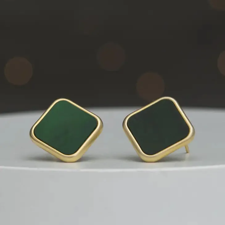 Noble Studs in Evergreen