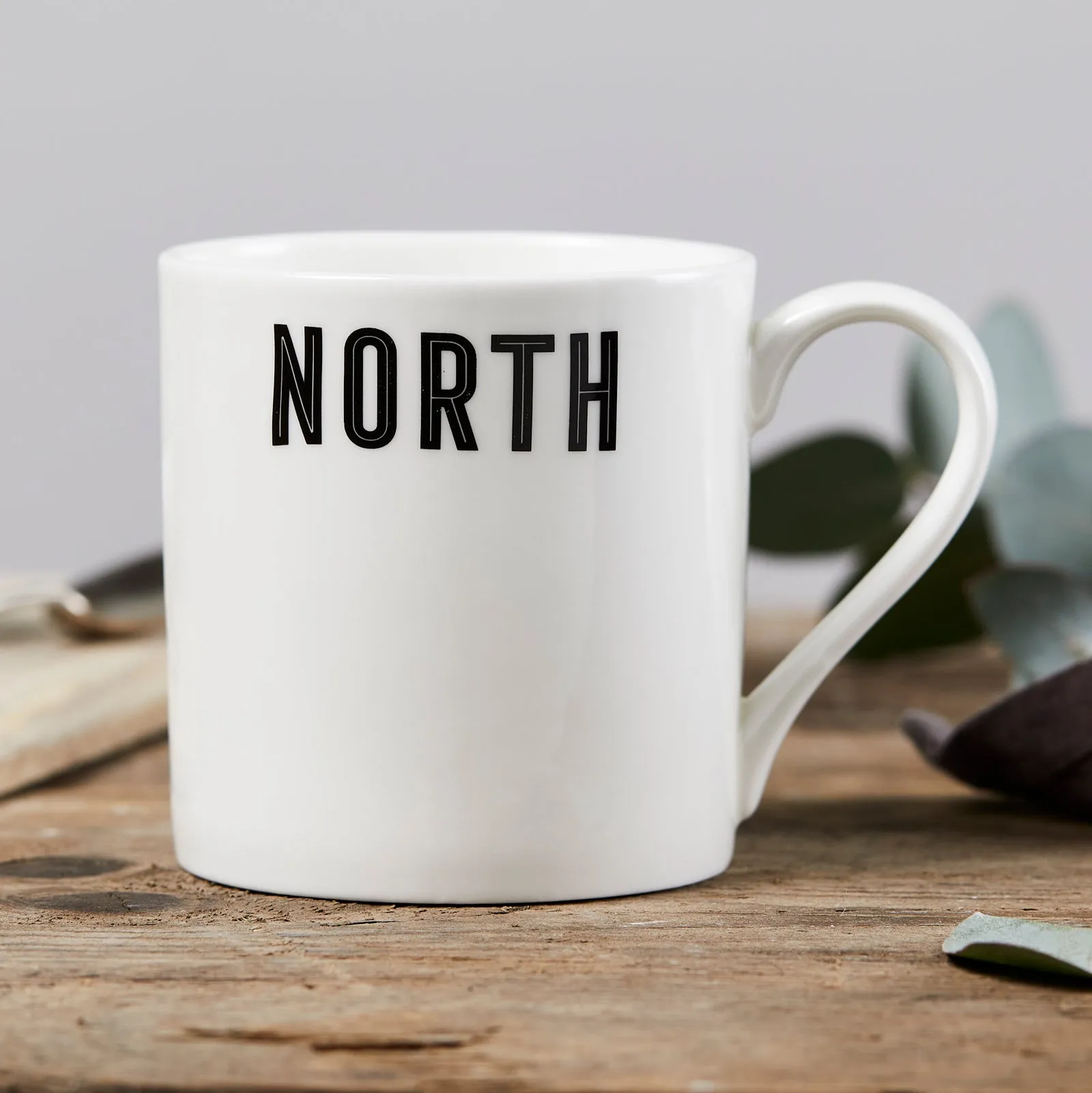 'North' Fine China Mug
