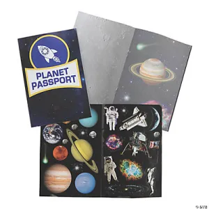 Outer Space Passport Sticker Book