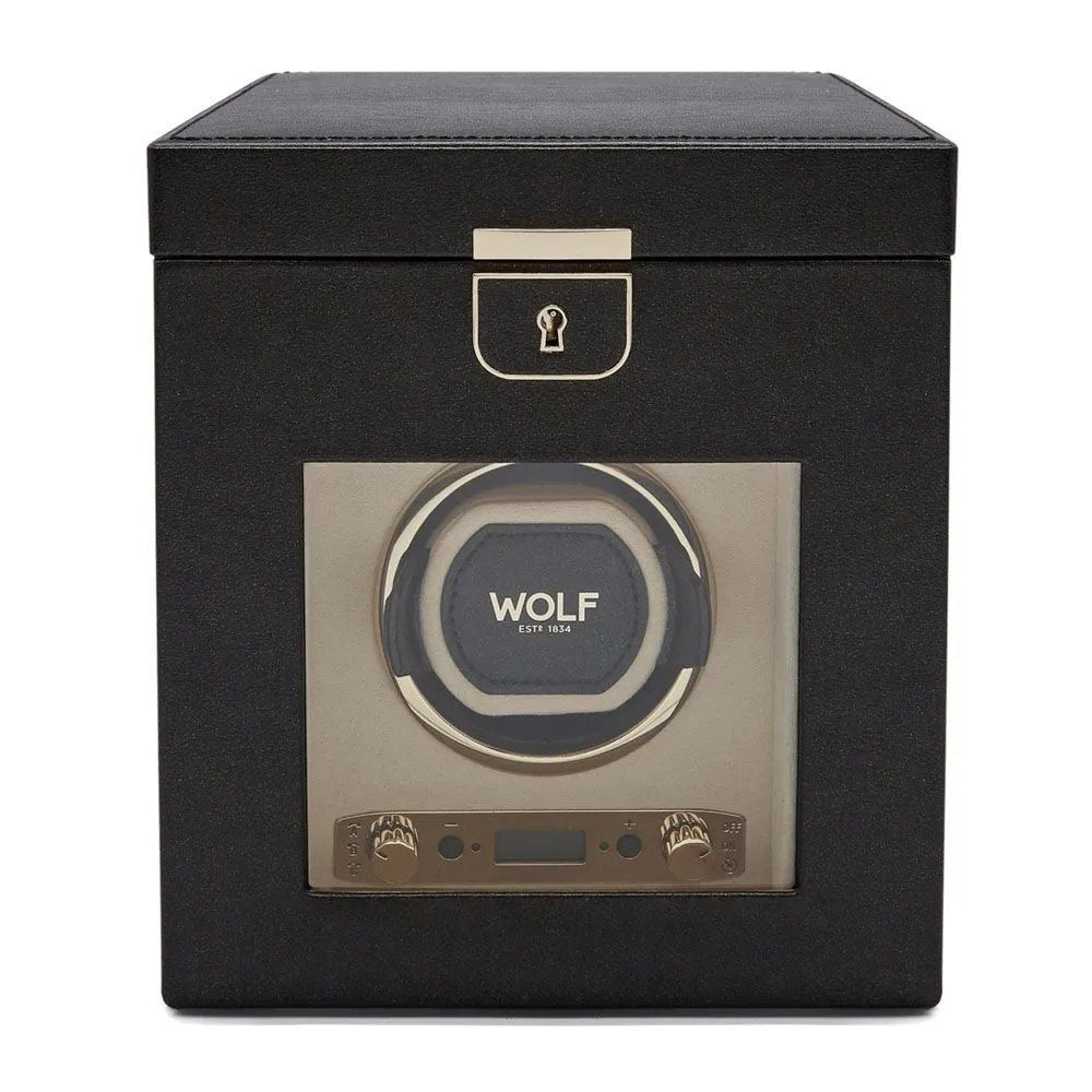 Palermo Single Watch Winder with Jewelry Storage