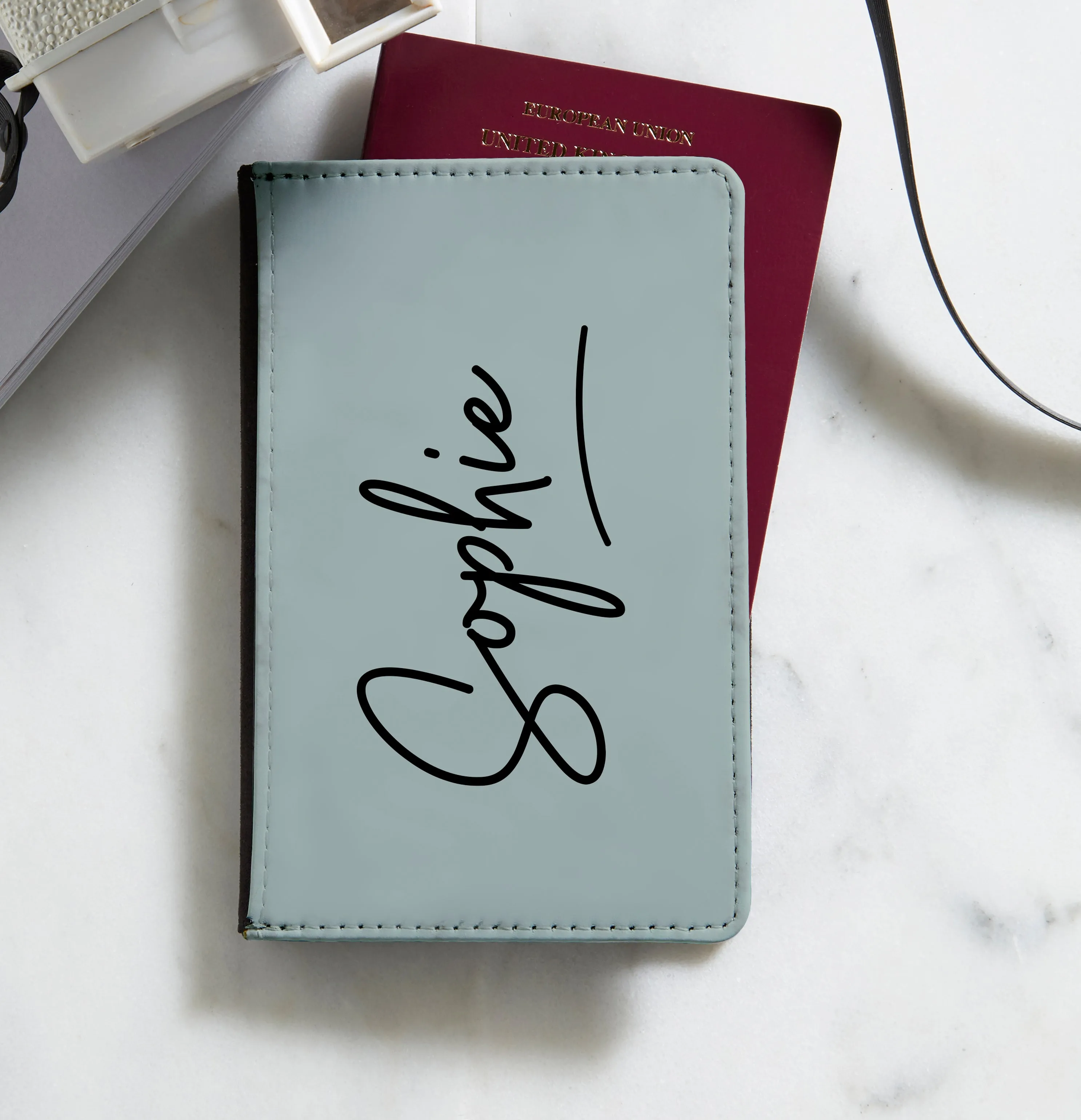 Personalised Passport Holder | Signature Sage