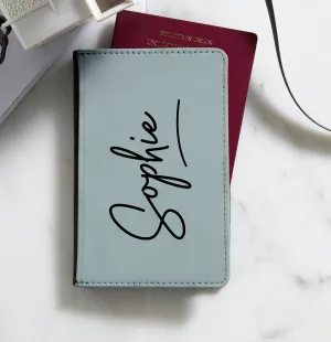Personalised Passport Holder | Signature Sage