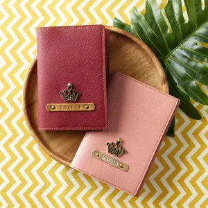 Personalized Couple Passport Cover
