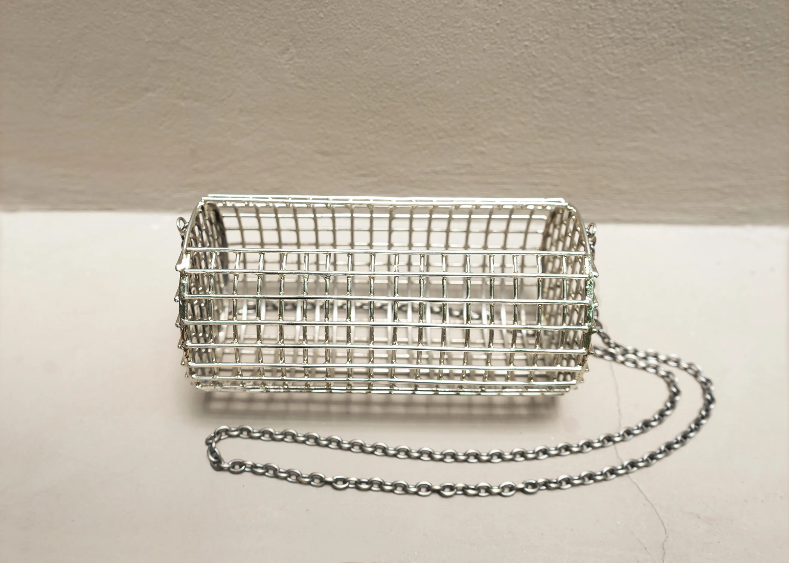 Pillbox Cage Bag