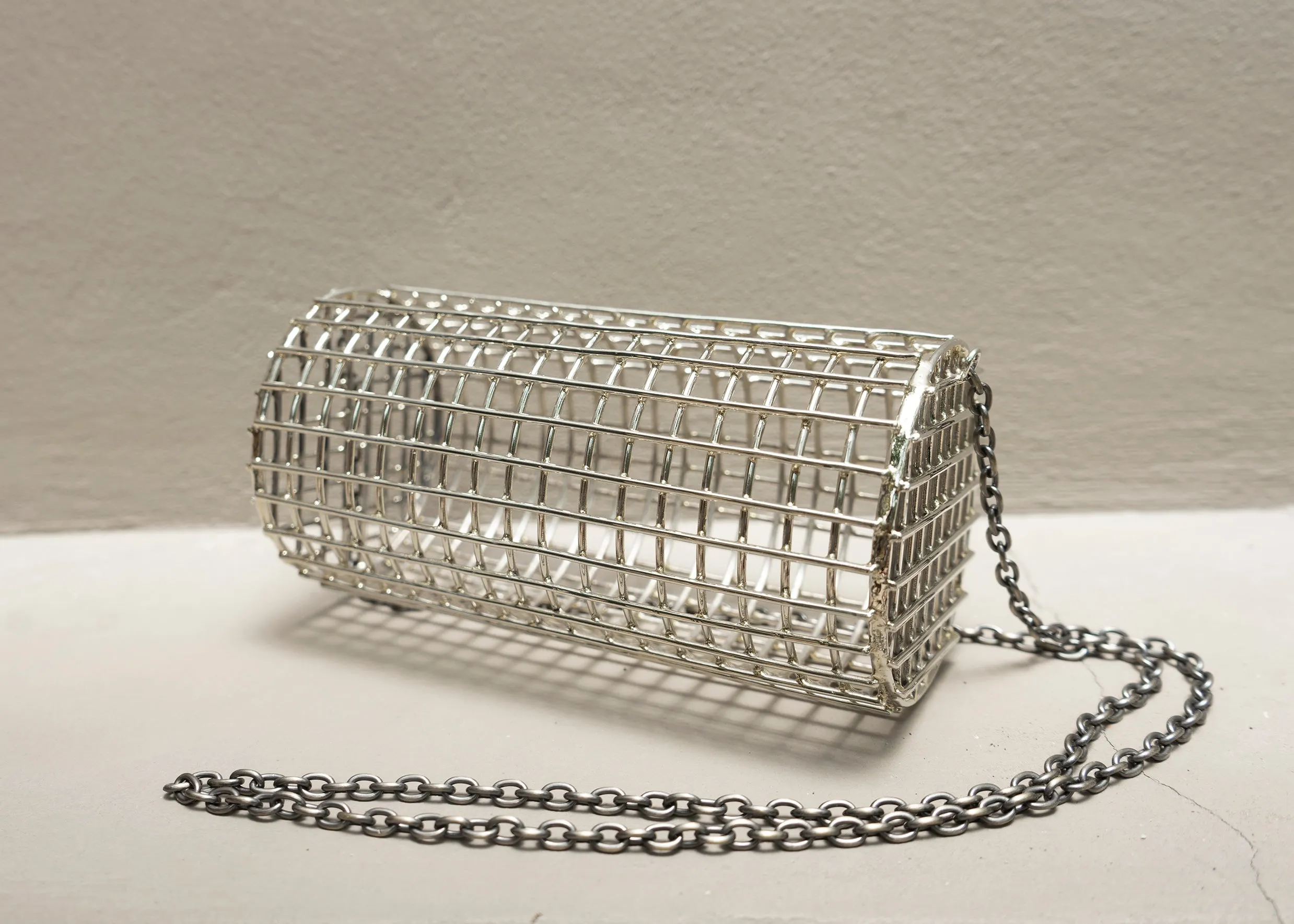 Pillbox Cage Bag