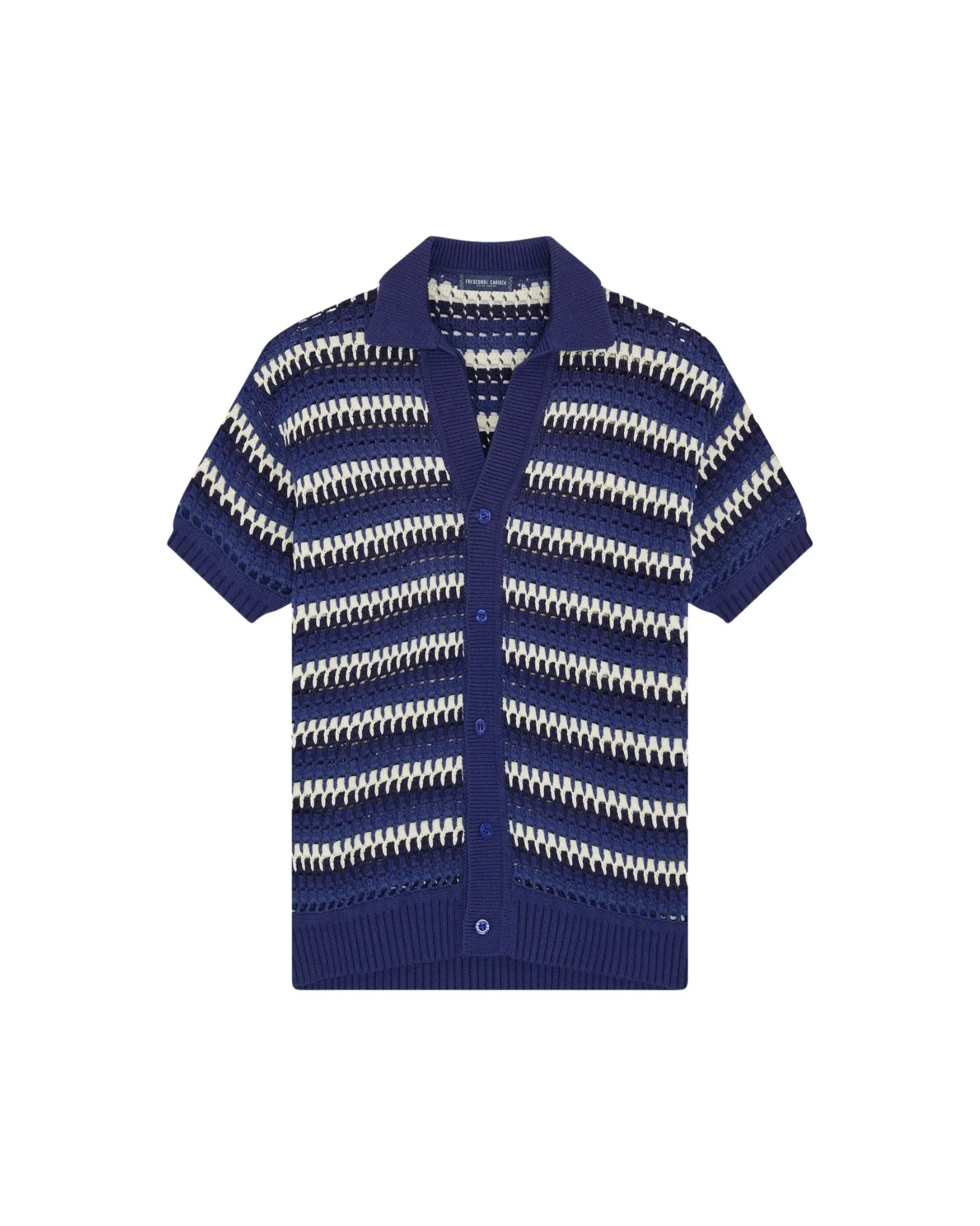 Pinto Crochet Shirt SS - Dusk