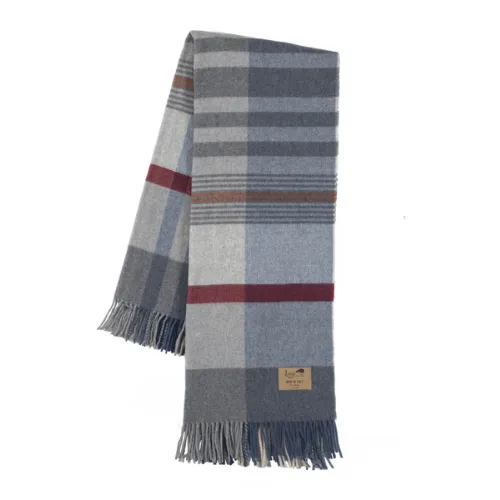 Pisa Plaid Lambswool Throw