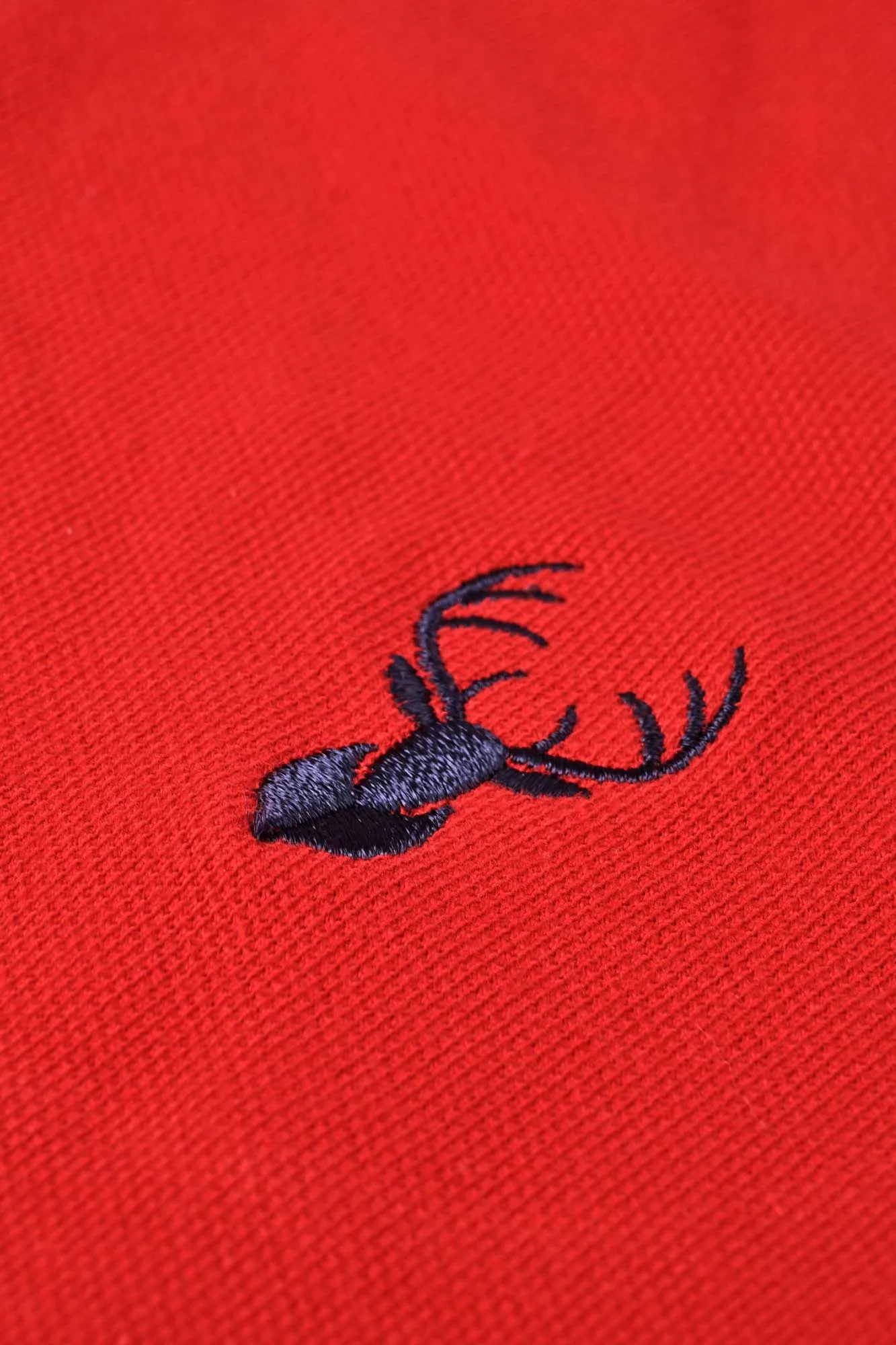 Polo Republica Men's Noble Deer Embroidered Short Sleeve Polo Shirt