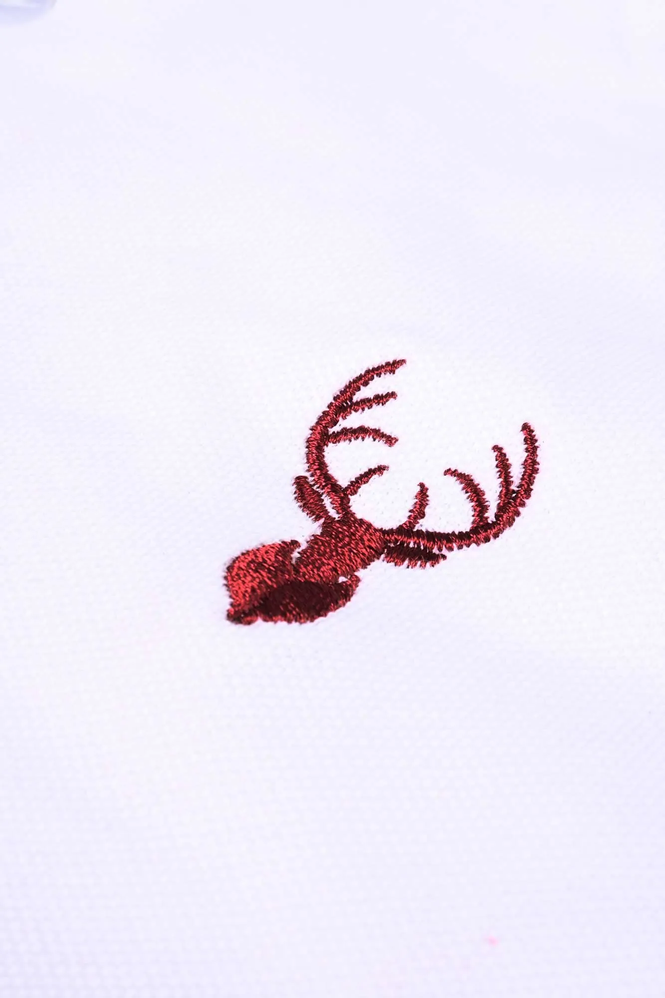 Polo Republica Men's Noble Deer Embroidered Short Sleeve Polo Shirt