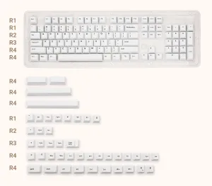 Polycaps BOW Doubleshot PBT Keycaps
