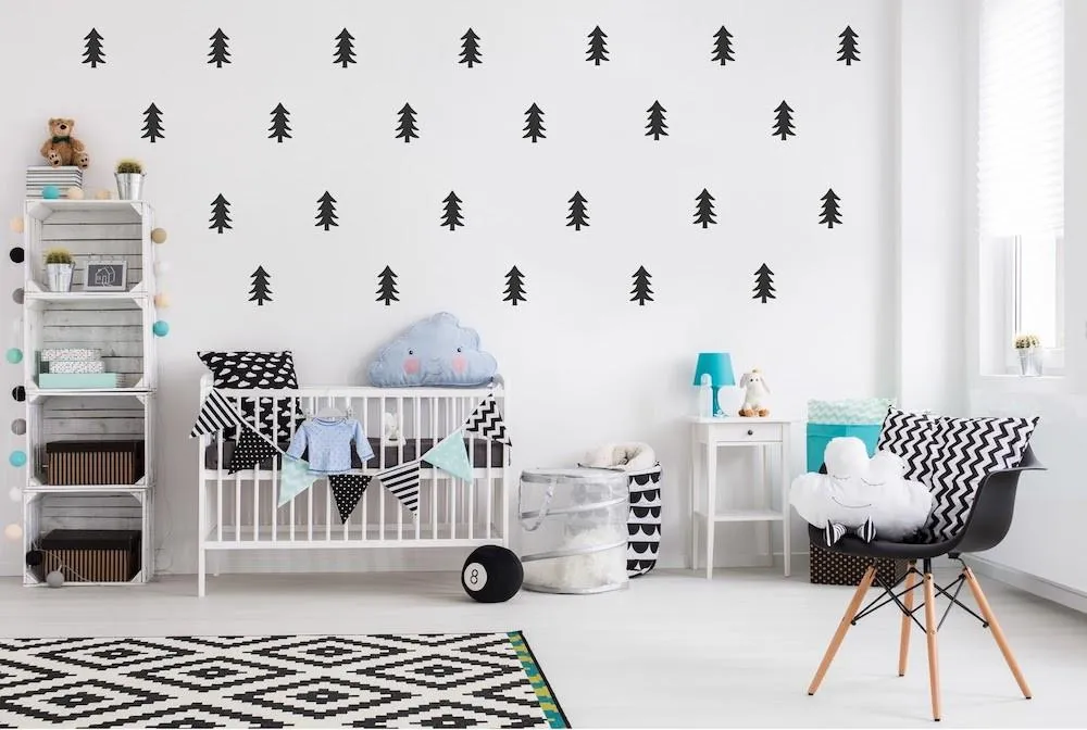 Pom Le Bon Homme Tree wall transfers