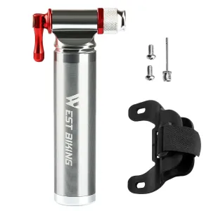 Portable Bicycle Pump Aluminum Alloy Ultralight Air CO2 Inflator Bike Cycling Pump Schrader & Presta Mini Bike Pump