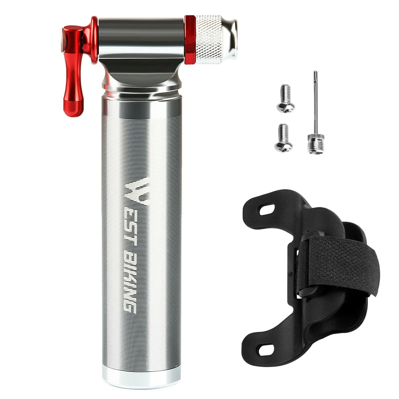 Portable Bicycle Pump Aluminum Alloy Ultralight Air CO2 Inflator Bike Cycling Pump Schrader & Presta Mini Bike Pump