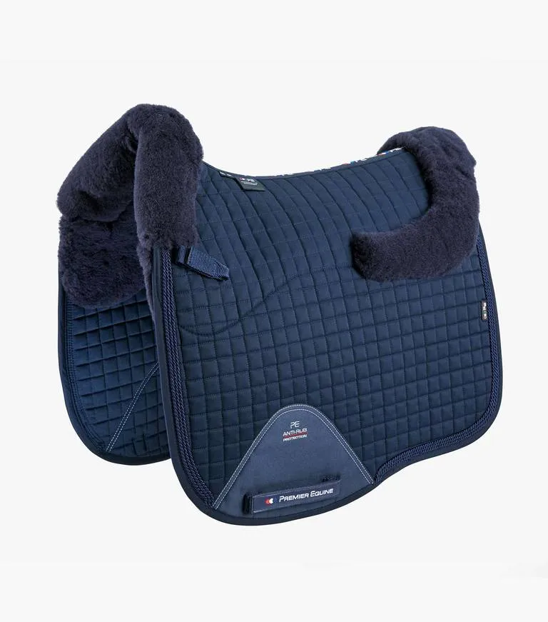 Premier Equine Close Contact Merino Wool European Saddle Pad - Dressage Square - full size