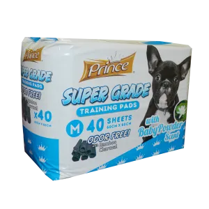 Prince Puppy Super Grade Training Pads, With Baby Powder Scent