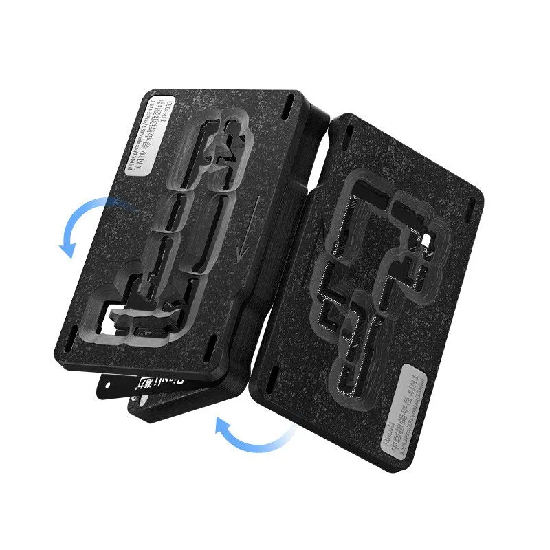 Qianli 4 in 1 Double-Side Middle Frame Reballing Platform For iPhone 13 Series Motherboard Fixture Repair Positioning Tools