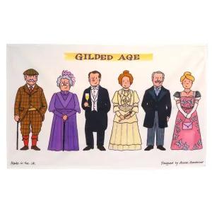 "Gilded Age" Tea Towel
