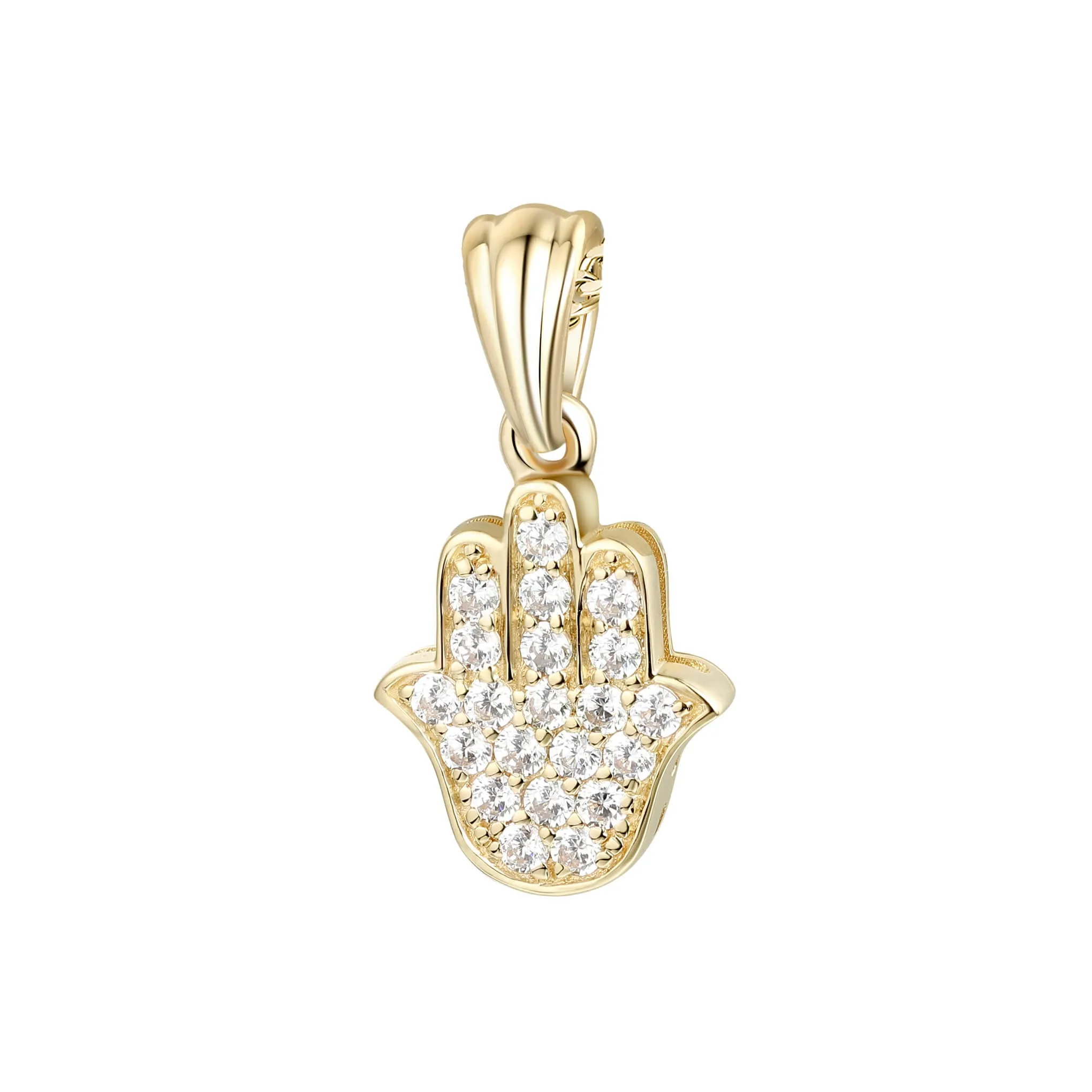 Radiant Hamsa Charm
